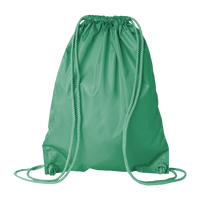 Liberty Bags Drawstring Pack with DUROcord, Kelly, Back view