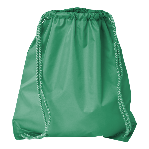 Liberty Bags Drawstring Pack with DUROcord, Kelly, Front view