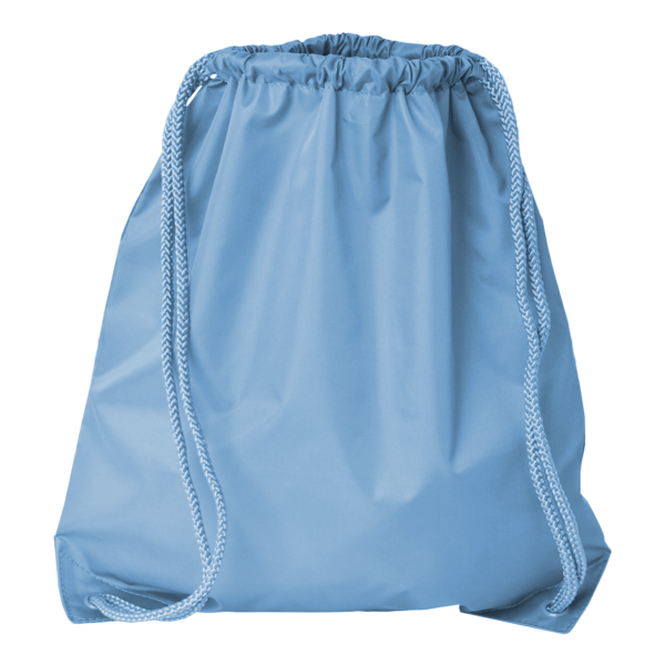 Liberty Bags Drawstring Pack with DUROcord, Light Blue, Front view
