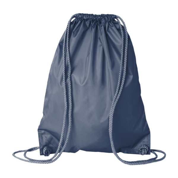 Liberty Bags Drawstring Pack with DUROcord, Navy, Back view