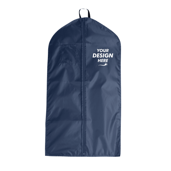 Liberty Bags Garment Bag, Navy, Front view, Mockup