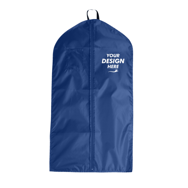 Liberty Bags Garment Bag, Royal, Front view, Mockup