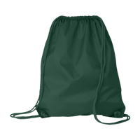 Liberty Bags Large Drawstring Pack with DUROcord, Forest, Front view