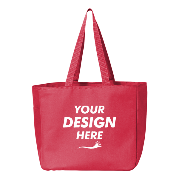 Liberty Bags Must Have Tote, Red, Front view, Mockup