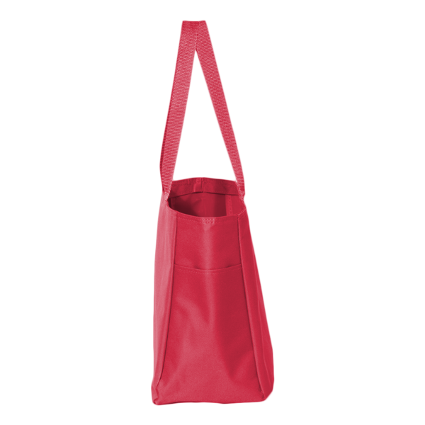 Liberty Bags Must Have Tote, Red, Side Pocket view
