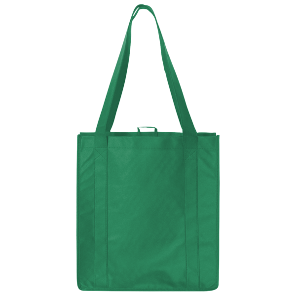 Liberty Bags Non-Woven Reusable Shopping Bag, Green, Back view