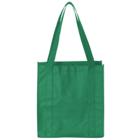 Liberty Bags Non-Woven Reusable Shopping Bag, Green, Front view