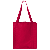 Liberty Bags Non-Woven Reusable Shopping Bag, Red, Back view