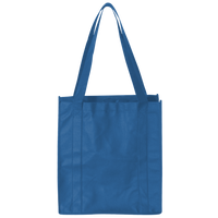 Liberty Bags Non-Woven Reusable Shopping Bag, Royal, Front view
