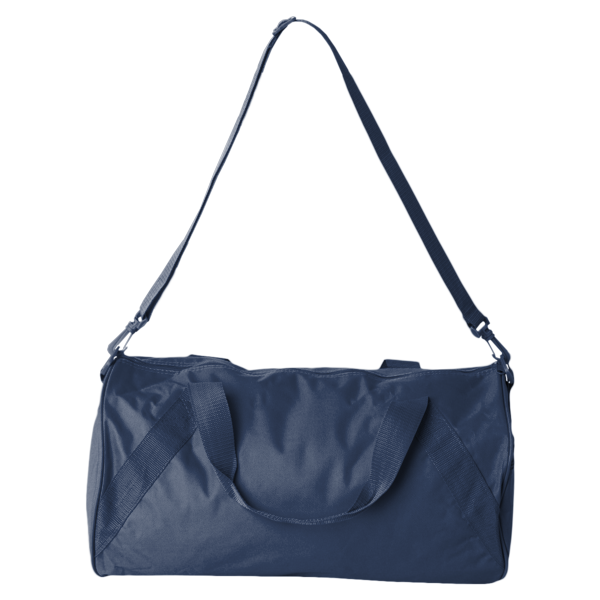 Liberty Bags Recycled 18” Small Duffel Bag, Navy, Front view