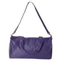 Liberty Bags Recycled 18” Small Duffel Bag, Purple, Front view