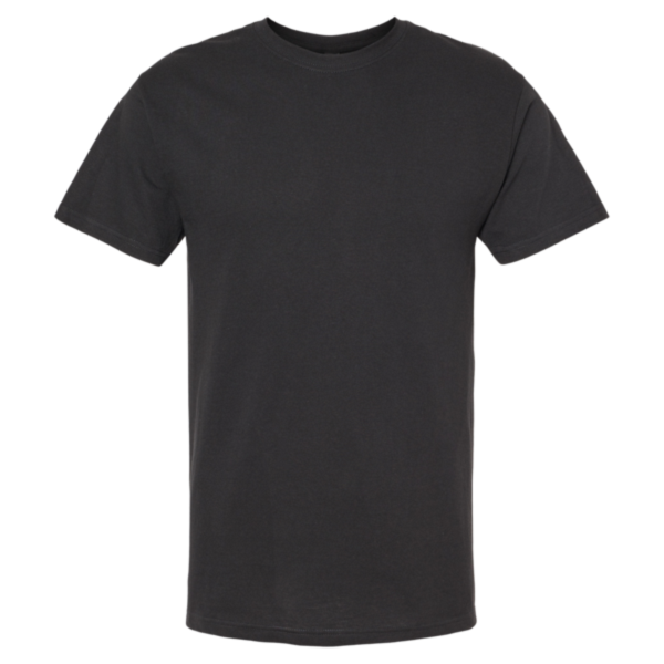 M&O Men's Gold Soft Touch T-Shirt, Black, Front view