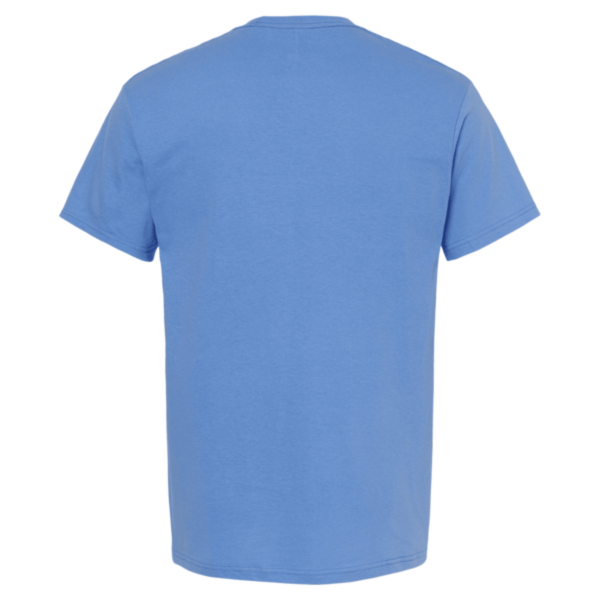 M&O Men's Gold Soft Touch T-Shirt, Carolina Blue, Back view