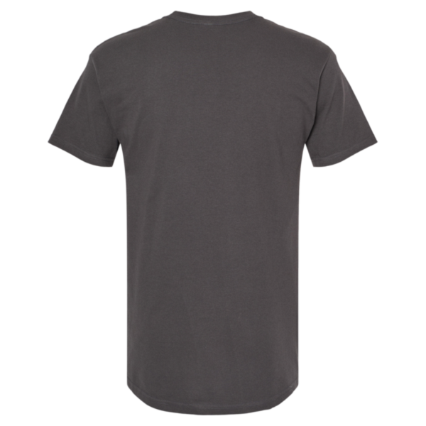 M&O Men's Gold Soft Touch T-Shirt, Charcoal, Back view
