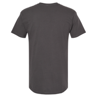 M&O Men's Gold Soft Touch T-Shirt, Charcoal, Back view