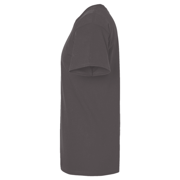M&O Men's Gold Soft Touch T-Shirt, Charcoal, Left Sleeve view