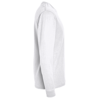 M&O Unisex Gold Soft Touch Long Sleeve T-Shirt, White, Right Sleeve view