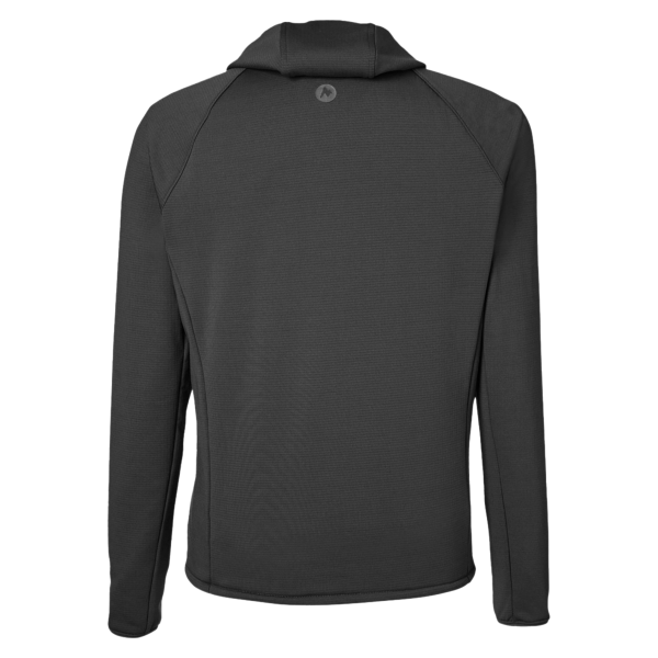 Marmot Men's Leconte Full-Zip Hooded Jacket, Black, Back view