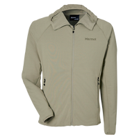 Marmot Men's Leconte Full-Zip Hooded Jacket, Vetiver, Front view