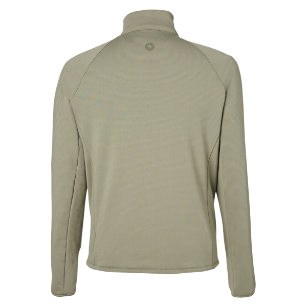 Marmot Men's Leconte Half-Zip Pullover, Vetiver, Back view