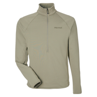 Marmot Men's Leconte Half-Zip Pullover, Vetiver, Front view