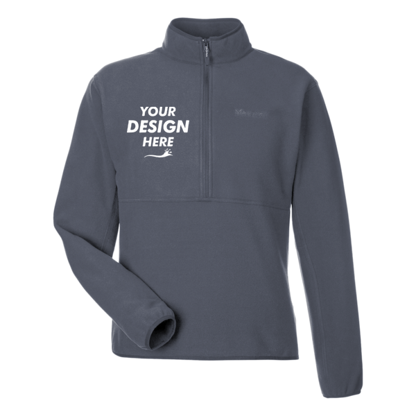 Marmot Men's Rocklin Half-Zip Jacket, Steel Onyx, Front view, Mockup