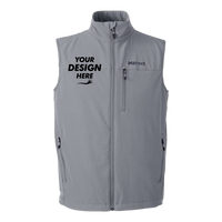 Marmot Men's Tempo Vest, Cinder, Front view, Mockup