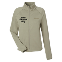 Marmot Women's Leconte Fleece Jacket, Vetiver, Front view, Mockup