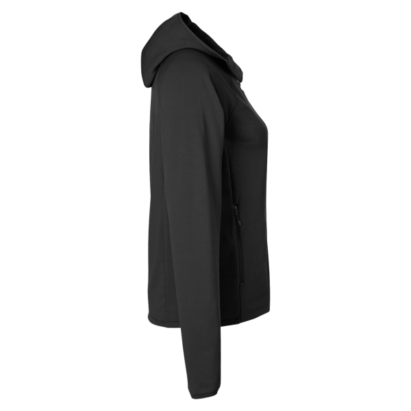 Marmot Women's Leconte Full Zip Hooded Jacket, Black, Right Sleeve view