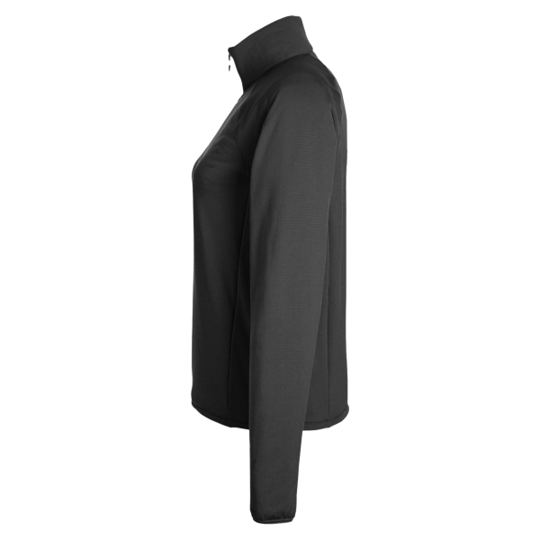 Marmot Women's Leconte Half-Zip Pullover, Black, Left Sleeve view