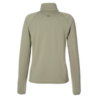 Marmot Women's Leconte Half-Zip Pullover, Vetiver, Back view