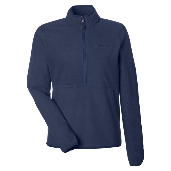 Marmot Women's Rocklin Half-Zip Jacket, Arctic Navy, Front view