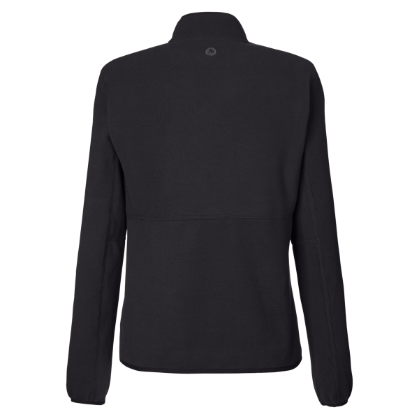 Marmot Women's Rocklin Half-Zip Jacket, Black, Back view