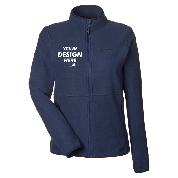 Marmot Women's Rocklin Jacket, Arctic Navy, Front view, Mockup