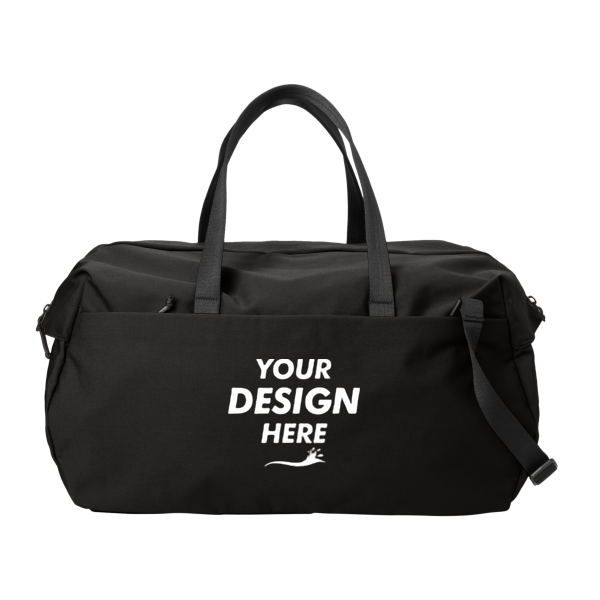 Mercer+Mettle Claremont Duffel, Deep Black, Front view, Mockup