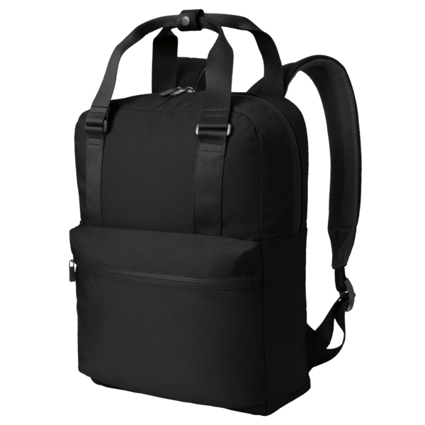 Mercer+Mettle Claremont Handled Backpack, Deep Black, Right Side view