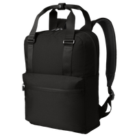 Mercer+Mettle Claremont Handled Backpack, Deep Black, Right Side view