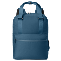 Mercer+Mettle Claremont Handled Backpack, Regatta Blue, Front view