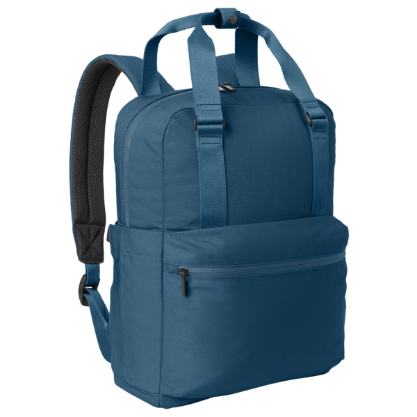 Mercer+Mettle Claremont Handled Backpack, Regatta Blue, Left Side view