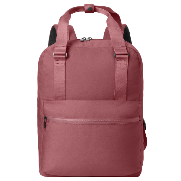 Mercer+Mettle Claremont Handled Backpack, Rosewood, Front view