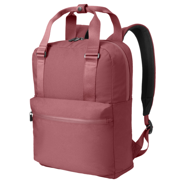 Mercer+Mettle Claremont Handled Backpack, Rosewood, Right Side view