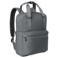 Mercer+Mettle Claremont Handled Backpack, Storm Grey, Left Side view