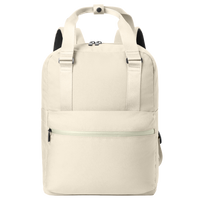 Mercer+Mettle Claremont Handled Backpack, Warm Quartz, Front view