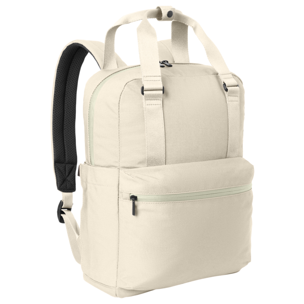 Mercer+Mettle Claremont Handled Backpack, Warm Quartz, Left Side view