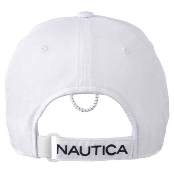 Nautica Hudson Cap, White, Back view