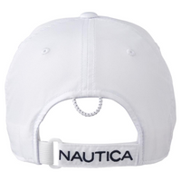 Nautica Hudson Cap, White, Back view