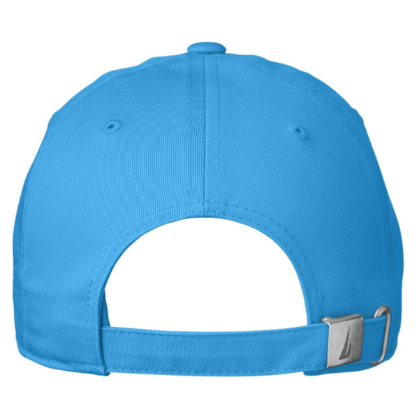 Nautica J-Class Baseball Cap, Azure Blue, Back view