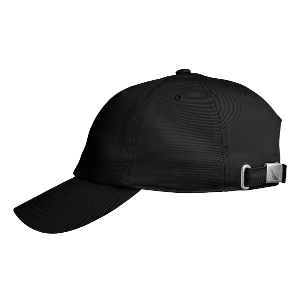 Nautica J-Class Baseball Cap, Black, Left Side view