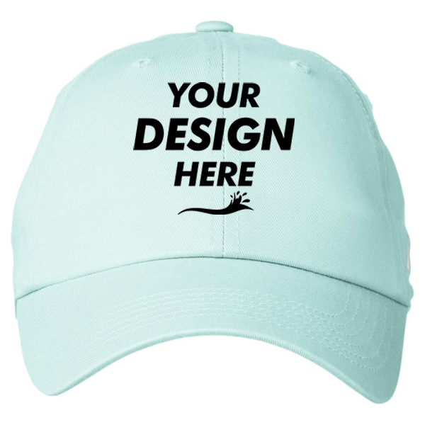 Nautica J-Class Baseball Cap, Cool Mint, Front view, Mockup