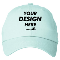 Nautica J-Class Baseball Cap, Cool Mint, Front view, Mockup